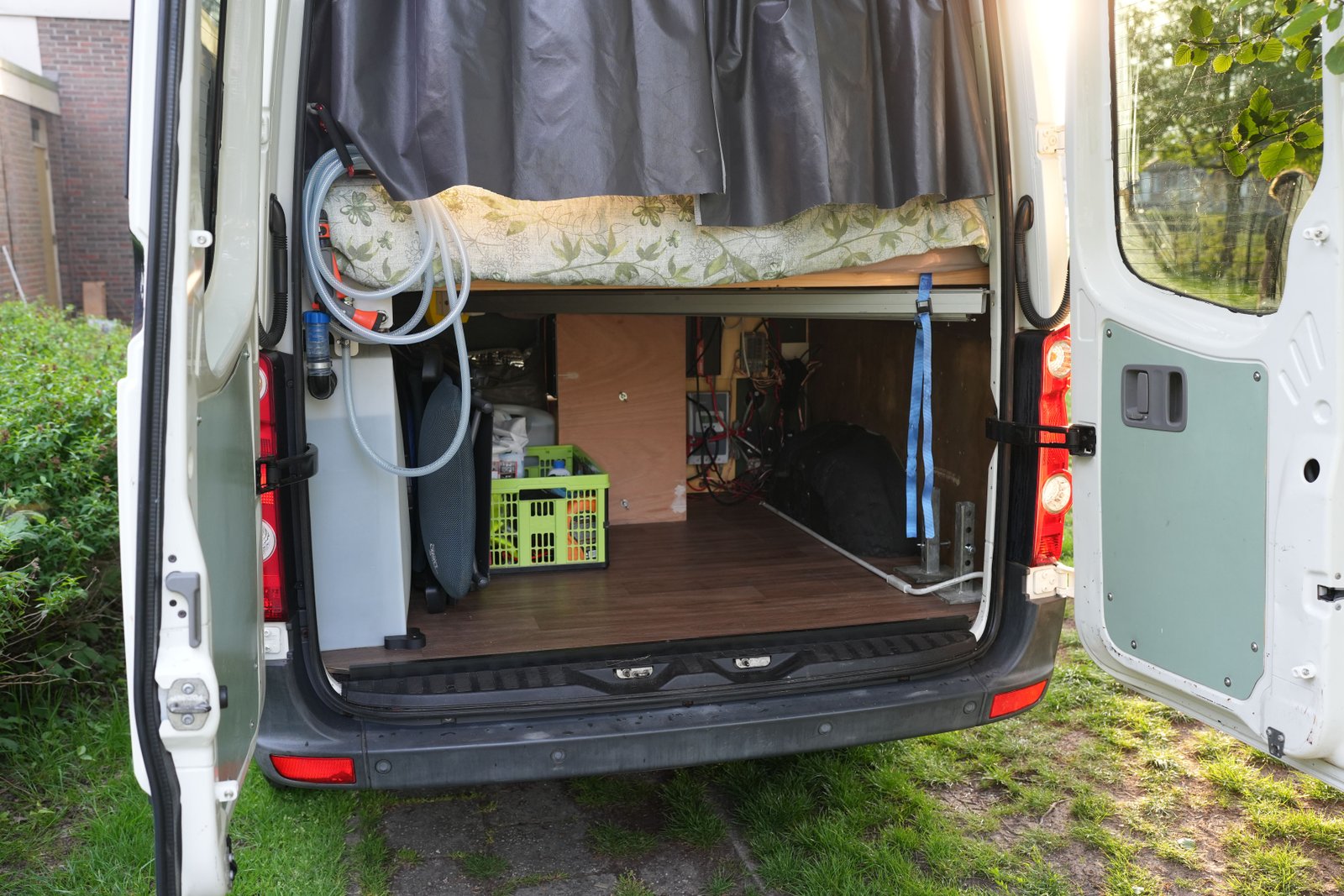 Horizon campervan interior storage space