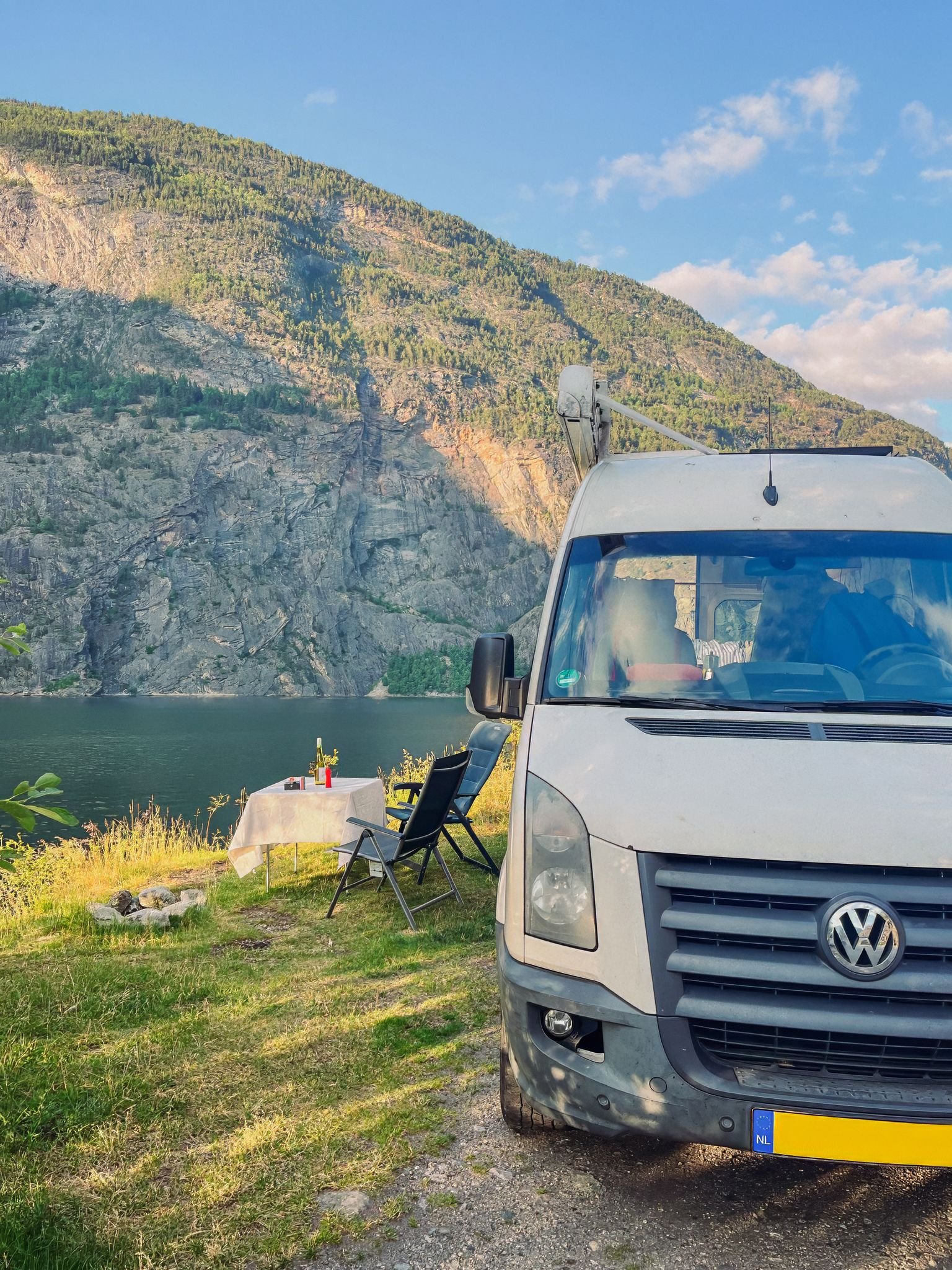 Horizon campervan on location