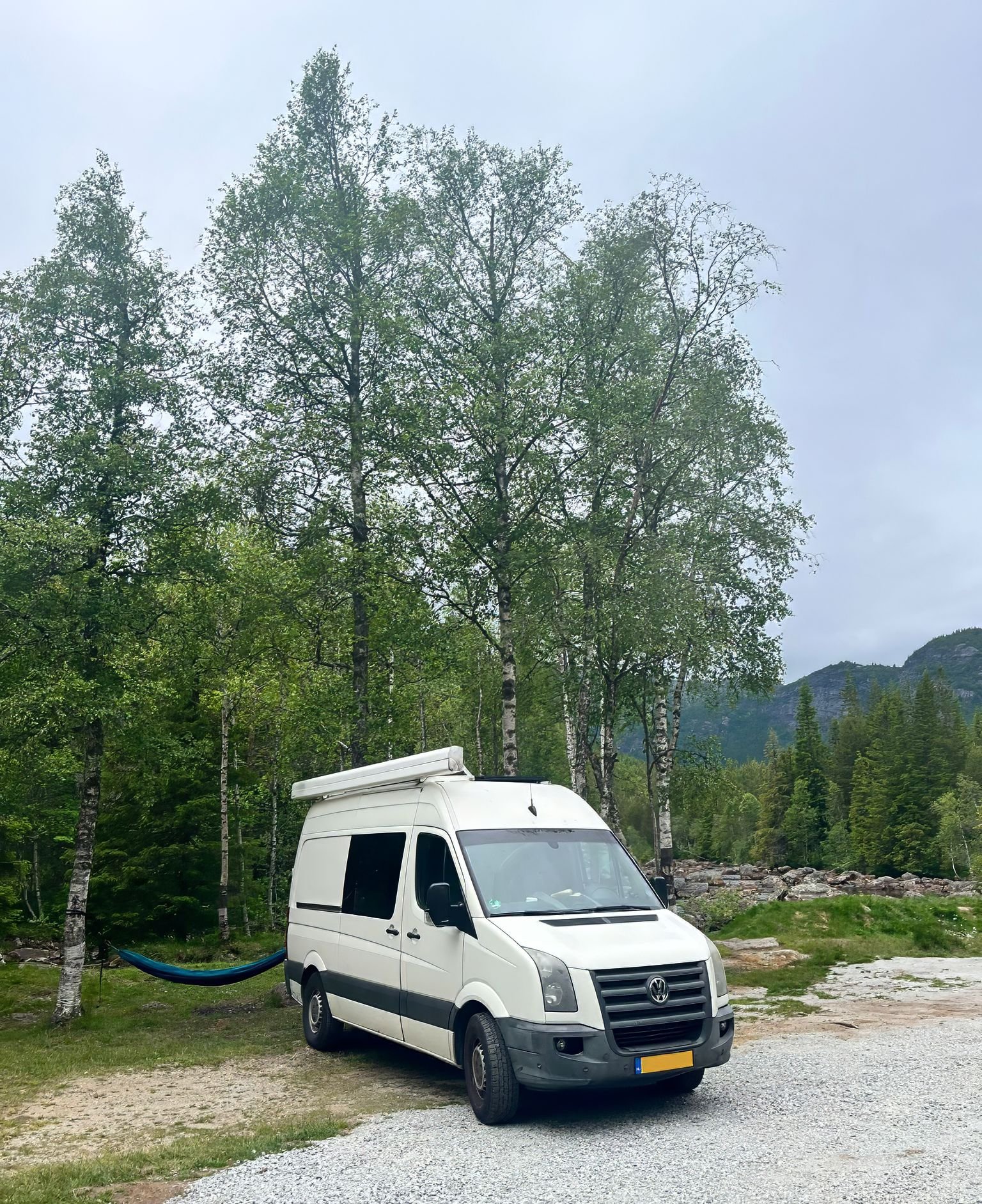 Horizon campervan on location