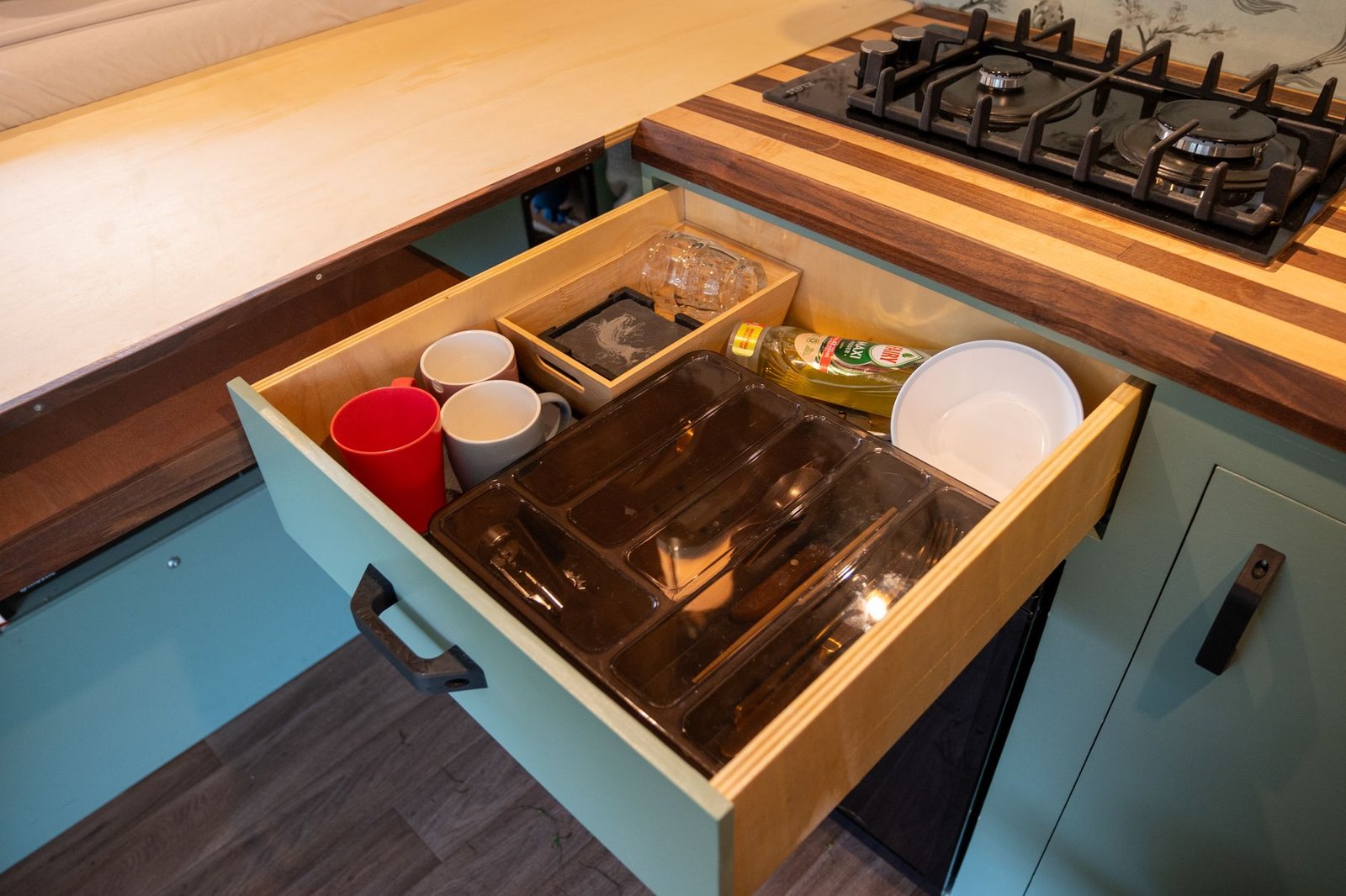 Horizon off-grid campervan interior detail