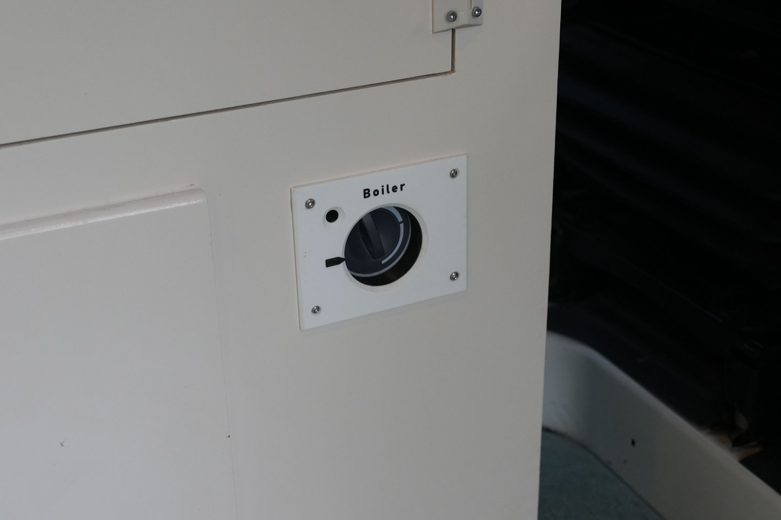 Zonnewijzer campervan detail