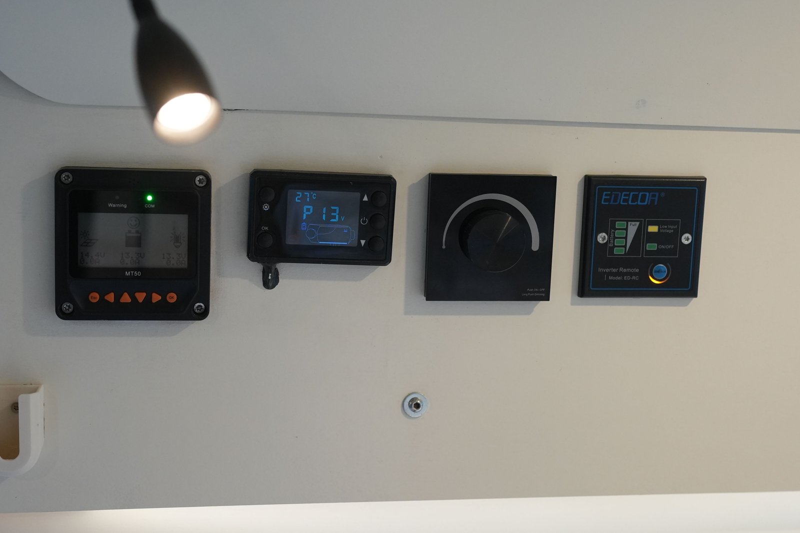 Zonnewijzer campervan exterior