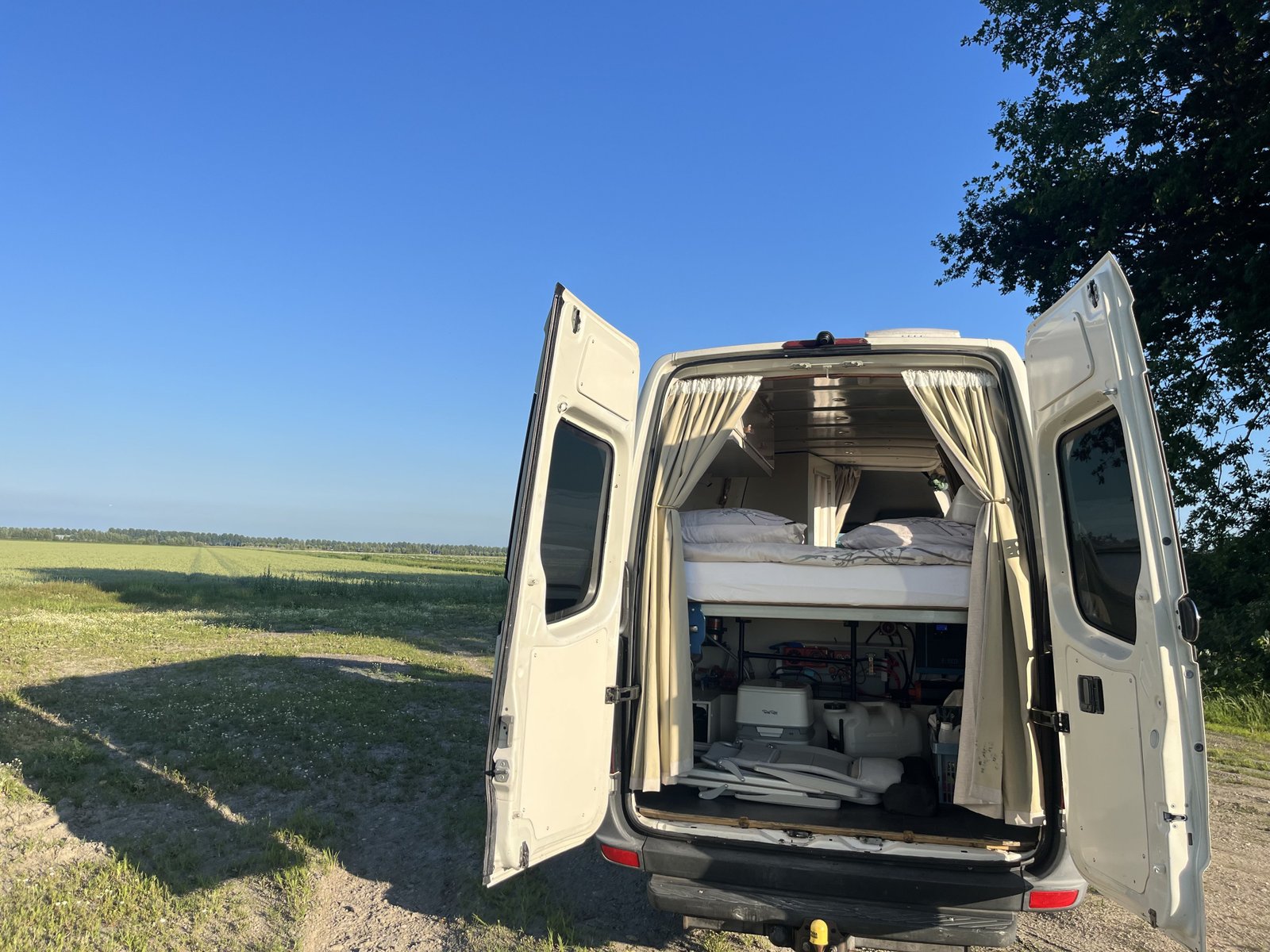 Albatros campervan kitchen block detail